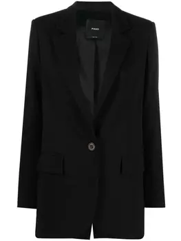 PINKO однобортный блейзер, черный