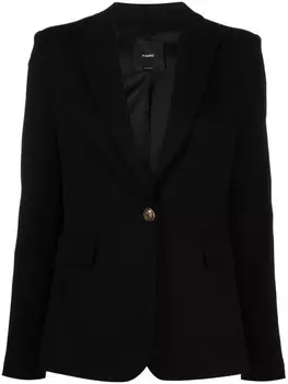 PINKO однобортный блейзер, черный