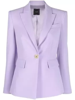 PINKO однобортный блейзер, фиолетовый