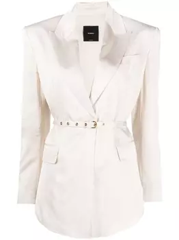 PINKO однобортный блейзер Goldeneye, белый