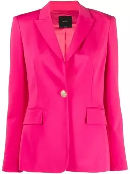PINKO однобортный блейзер, розовый