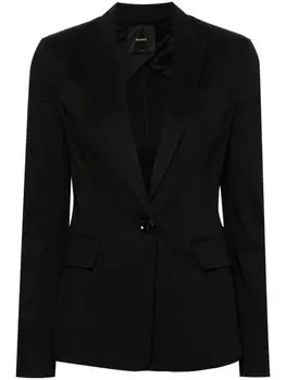 PINKO однобортный пиджак с заостренными лацканами, черный