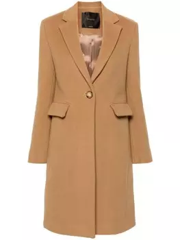 PINKO пальто миди Камбоджа, коричневый