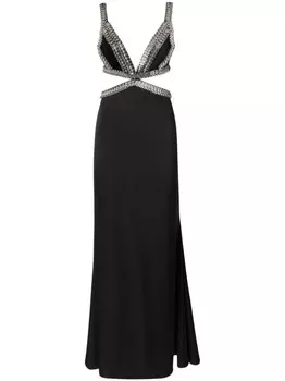PINKO платье макси от Muller, черный