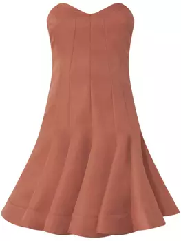 PINKO платье мини, коричневый