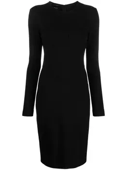 PINKO платье мини с корсетом, черный