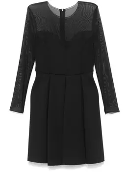 PINKO платье мини со вставками, черный