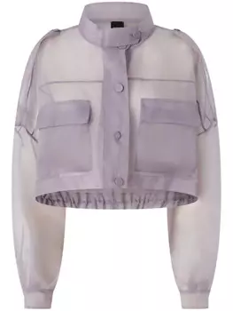 PINKO полупрозрачная куртка, фиолетовый