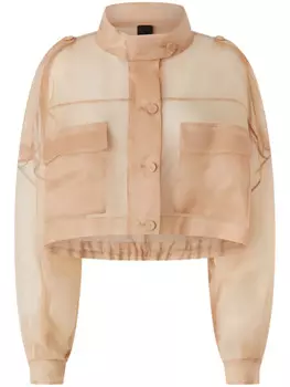 PINKO полупрозрачная куртка, нейтральный