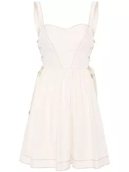 PINKO поплиновое платье мини, розовый