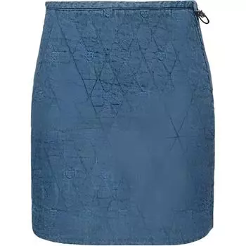 PINKO Повседневная короткая юбка женская синего цвета
