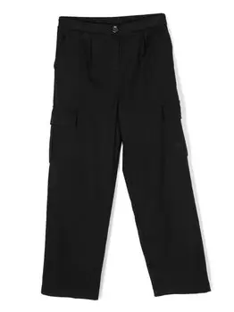 Pinko прямые брюки карго, черный