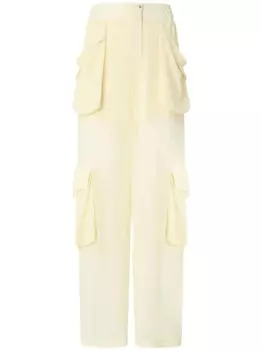 PINKO прямые брюки карго, нейтральный