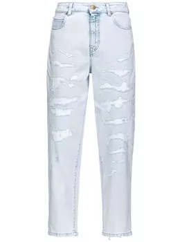 PINKO прямые джинсы средней посадки, синий