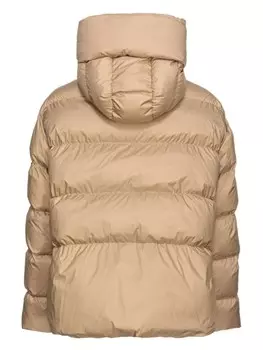 PINKO пуховик с капюшоном, нейтральный цвет