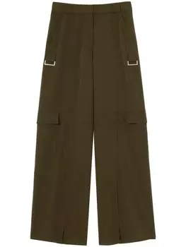 PINKO расклешенные брюки Pelaggi, зеленый