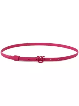 PINKO ремень Love Berry H1 из кожи, розовый