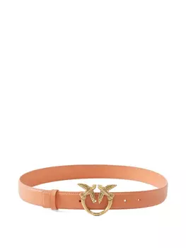 PINKO ремень с пряжкой Love Birds, оранжевый