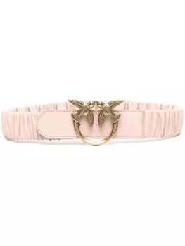 PINKO ремень с пряжкой Love Birds, розовый