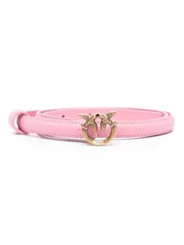 PINKO ремень с пряжкой Love Birds, розовый