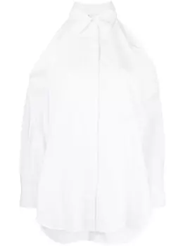 PINKO рубашка с открытыми плечами, белый