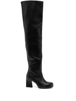 PINKO сапоги из искусственной кожи, черный