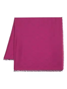 PINKO шарф с бахромой, розовый