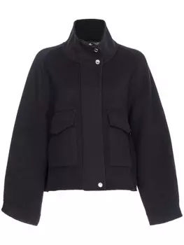 PINKO шерстяная куртка с высоким воротником, черный