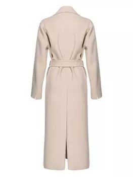 PINKO шерстяное пальто, нейтральный цвет