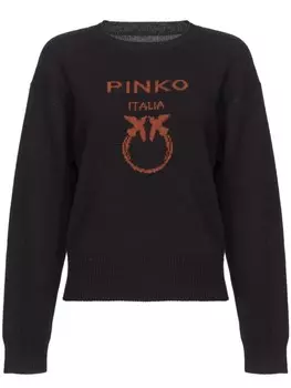 PINKO шерстяной джемпер Burgos, черный