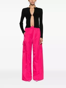 PINKO широкие брюки карго, розовый