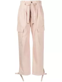 PINKO широкие брюки, нейтральный цвет