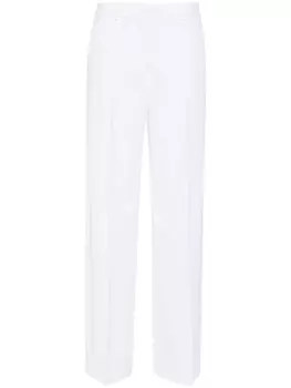 PINKO широкие брюки с разрезами, белый
