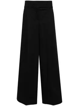 PINKO широкие брюки с завышенной талией, черный