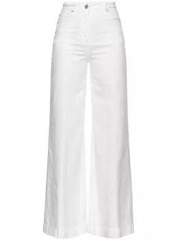 PINKO широкие брюки Wendy, белый