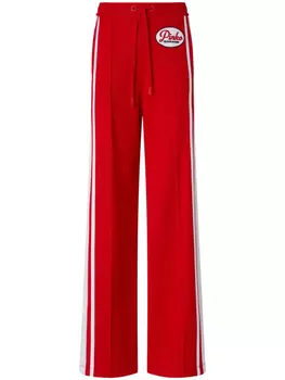 PINKO спортивные брюки с логотипом, красный