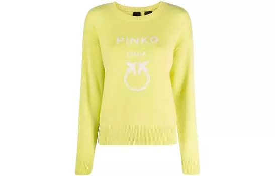 PINKO SS22 Женский свитер, желтый