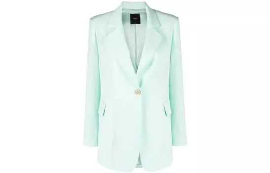 PINKO SS23 Деловой костюм-пальто Женский мятно-зеленый