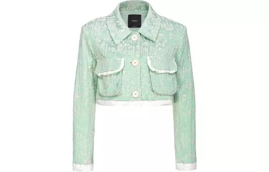 PINKO SS24 Куртка женская зеленая