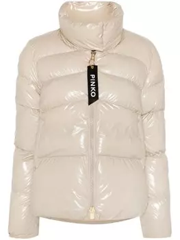 PINKO стеганая куртка Mirco, нейтральный цвет