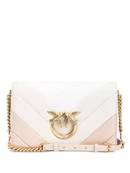 PINKO стеганая сумка на плечо Love Click, белый