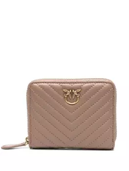 PINKO стеганый кошелек Love Birds, коричневый