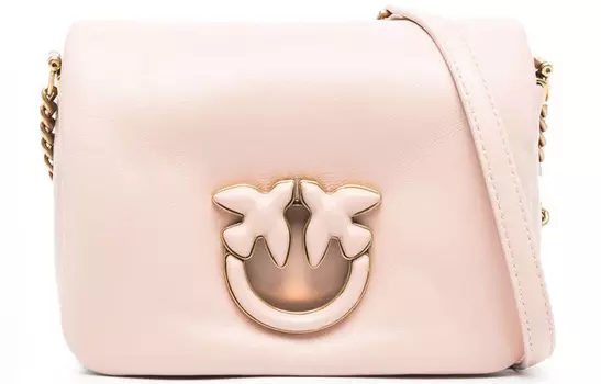 PINKO Сумка через плечо Baby Love из овчины, женская, розовая