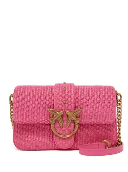 PINKO сумка через плечо Love One, розовый