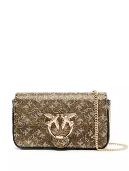 PINKO сумка через плечо Love One, золотистый