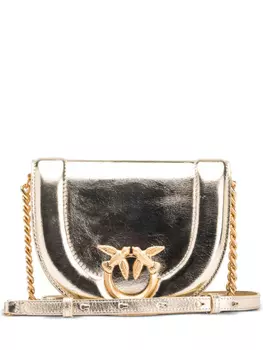 PINKO сумка через плечо с декором Love Birds, золотой