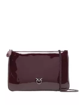 PINKO сумка на плечо Classic Flat Love Simply, коричневый