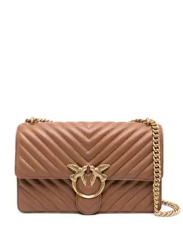 PINKO сумка на плечо Classic Love One, коричневый