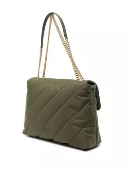 PINKO сумка на плечо Love Puff Extra, зеленый