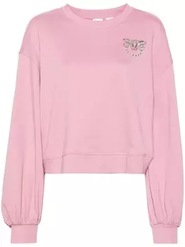 PINKO толстовка с логотипом, розовый